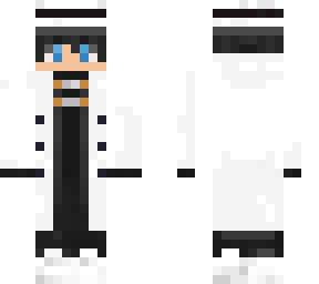 white suit