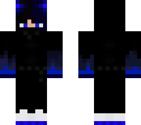 blue and black