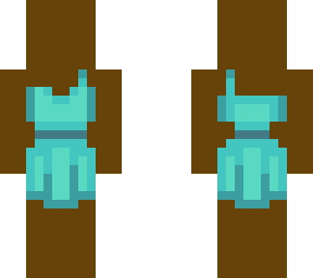 blue-green dress template