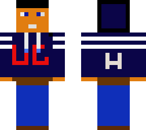 blue hoddie