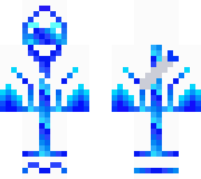 blue white archer