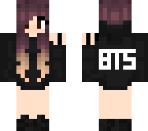 bts army girl skin {borahae}