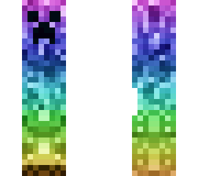 creeper rainbow no hands