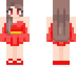 cute girl with red romper