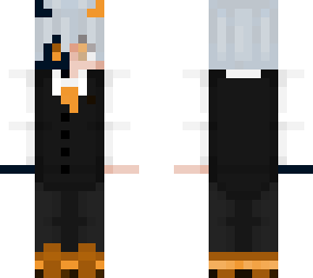 Devil orange | Minecraft Skin