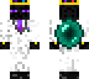 enderman in a suit (black and white)