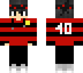 camisa do flamengo minecraft