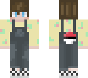 flower overall boy