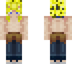 inosuke with blonde hair