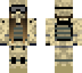 korean female soldier (personalized)