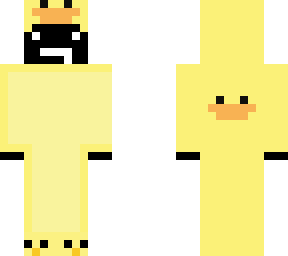 me in a duck suit