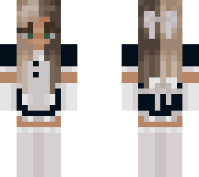 my main skin w/ maid outfit