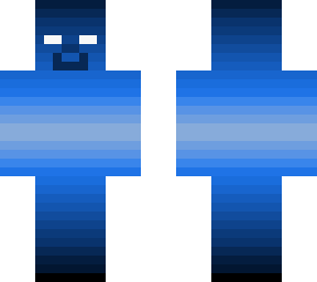 ombre blue herobrine