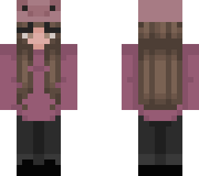 pig hat girl