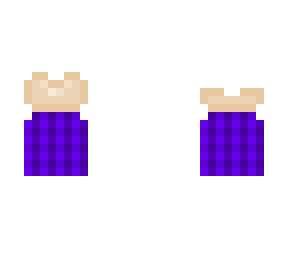 purple plad skirt + cream crop top!