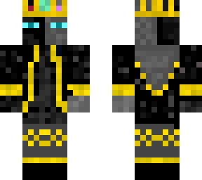 ranboo with blue eyes and gold accents(credit to psychicgernade)