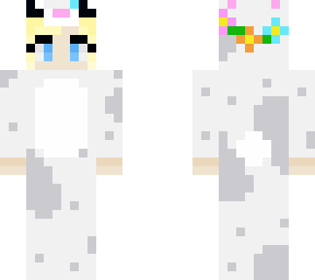 speckled bunny girl 2 (flower crown added)
