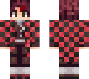 tanjiro in red