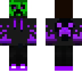 the ender creeper with hoodie