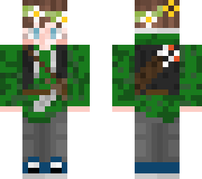 warrior skin with flower crown