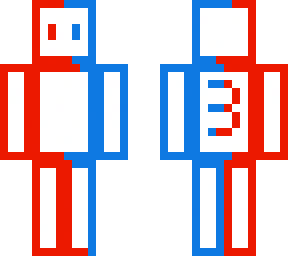 white and red buddy