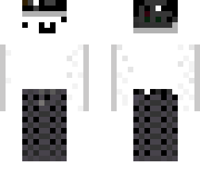 white derpy with 'black airpods'