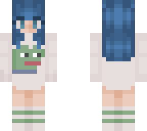 xxyoruxx pepe memecore w/ blue hair :]
