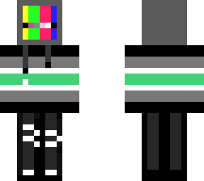 agender pride glitch skin