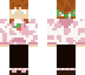 bee0knee strawberry cow hoodie