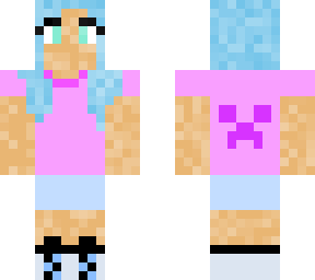blue hair