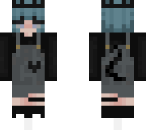 blue hair demon