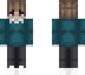 blue jumper white polo