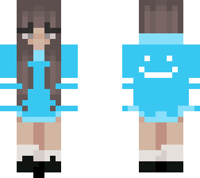 blue me as a girl