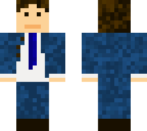 blue suite man
