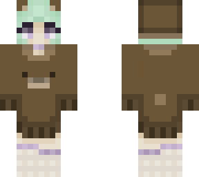 girl in bear sweater