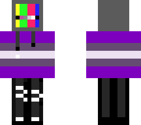 gray pride glitch skin