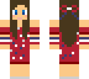 nano red dress
