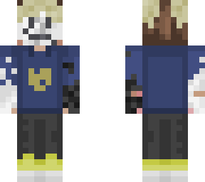 non-binary skin with mask and flame hands
