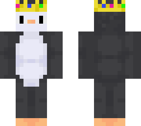 penguin with crown