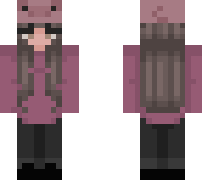 pig hat girl
