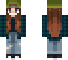 plaid and baseball cap
