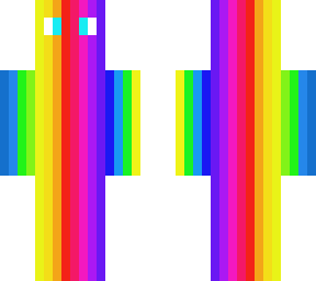 rainbow skin