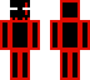 red and black