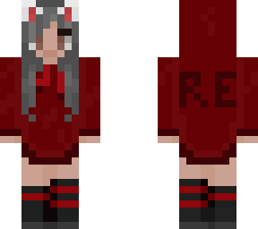 reenom in a red hoodie