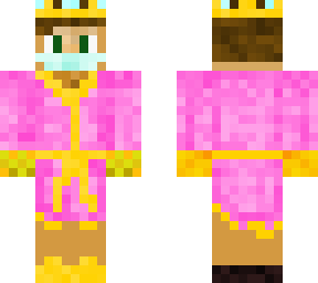versace crown and mask (pink)