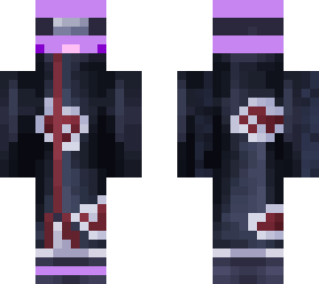 ajolote akatsuki con rinegan morado