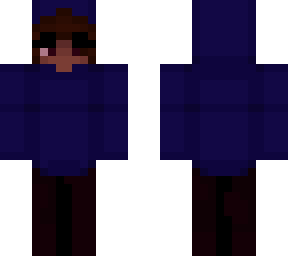 black girl with blue hoodie