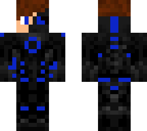 blue cyborg