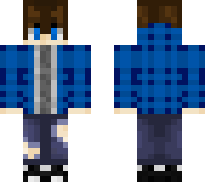 blue hoodie boy