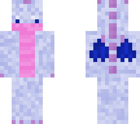 blue purple pink dragon
